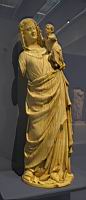 Statue, Vierge a l'Enfant debout (Paris, vers 1250-1260, Ivoire)(1)